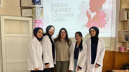 “Erken Fark Et, Yaşama Sarıl” temalı meme kanseri farkındalık eğitimi düzenlendi